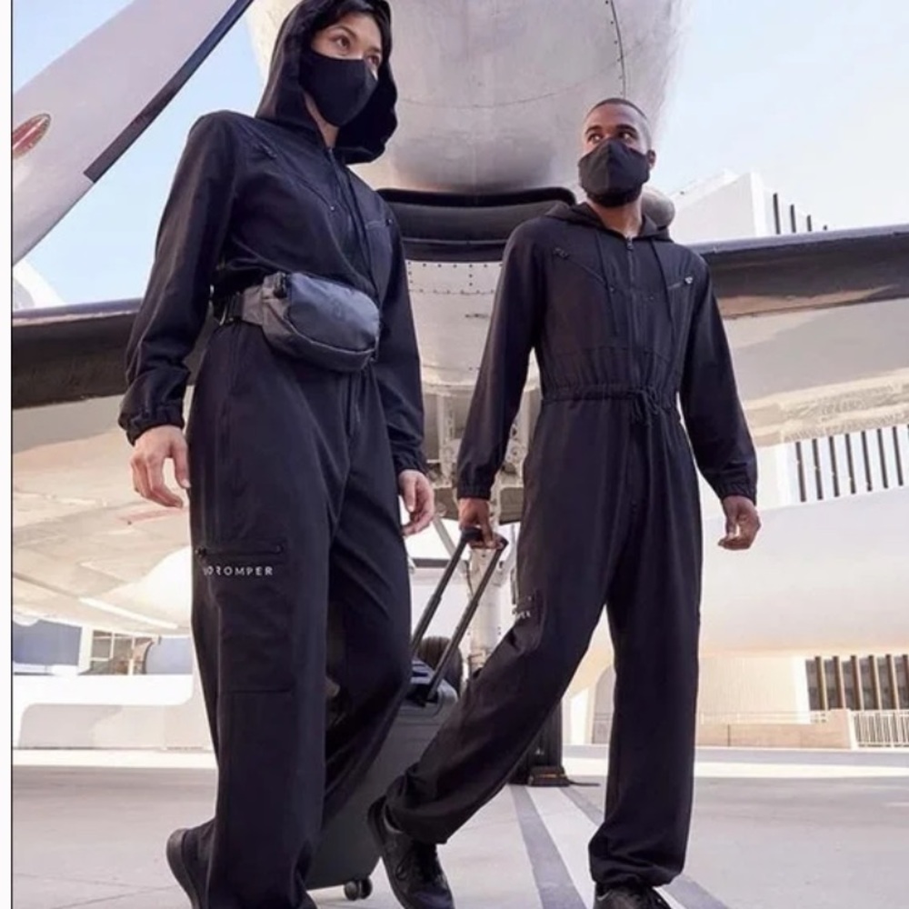 BioRomper black jump suit.